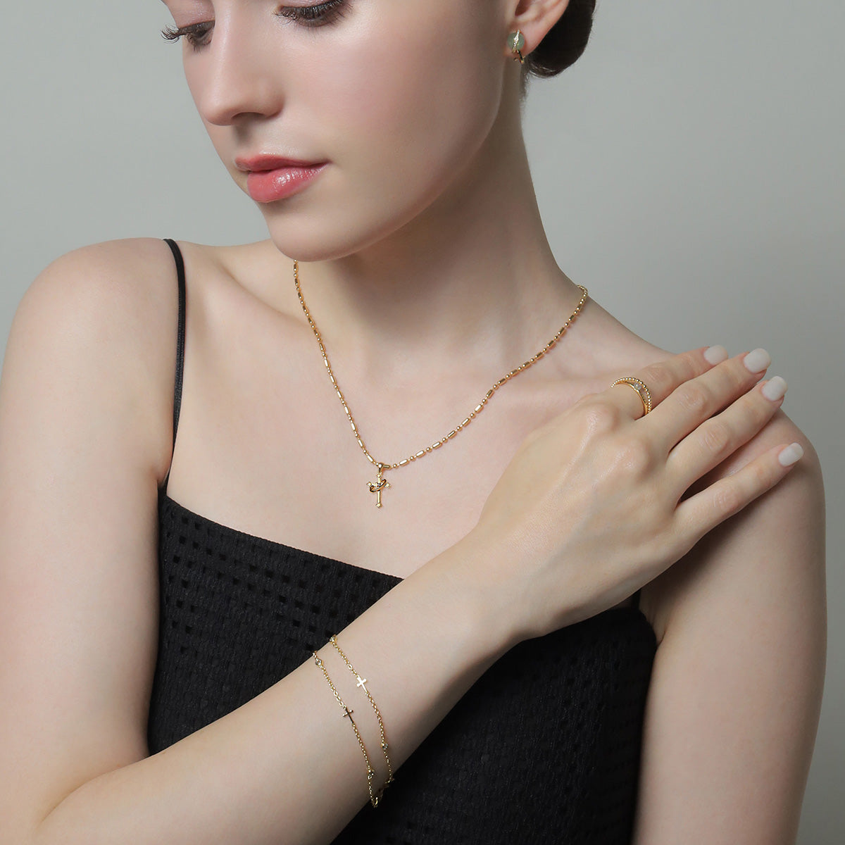 《Pierced earrings》Blue Planet |Gold (Luxe)