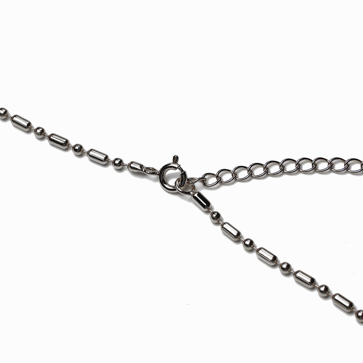 《Necklace》Cross Orbit｜Silver（Luxe）