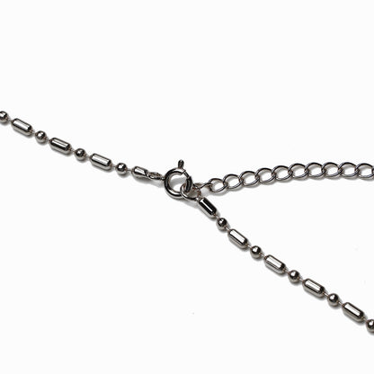 《Necklace》Cross Orbit｜Silver（Luxe）