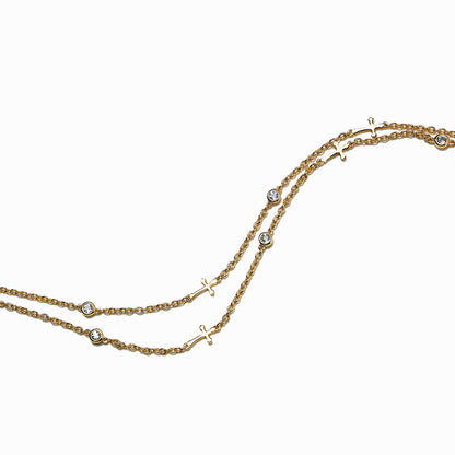 《Bracelet》Cross Planet｜Gold　（Casual）