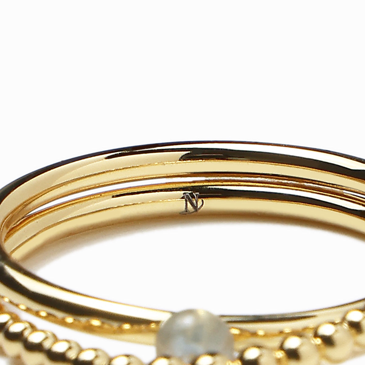 《Ring》Blue Orbit｜Gold　（Casual）
