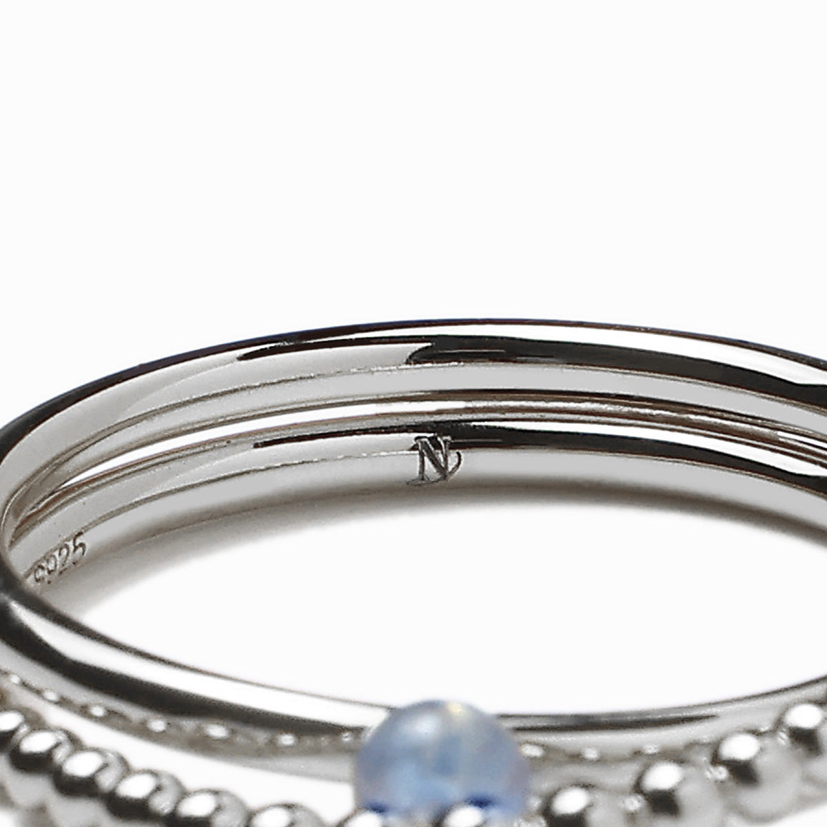 《Ring》Blue Orbit｜Silver　（Luxe）