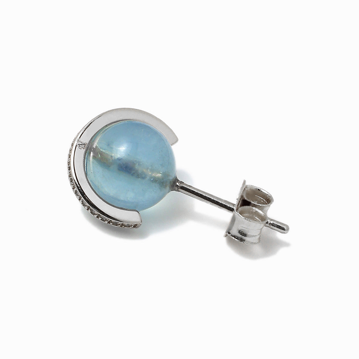 《Pierced earrings》Blue Planet ｜Silver　（Casual）