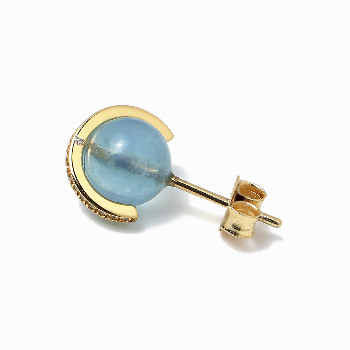 《Pierced earrings》Blue Planet ｜Gold　（Casual）