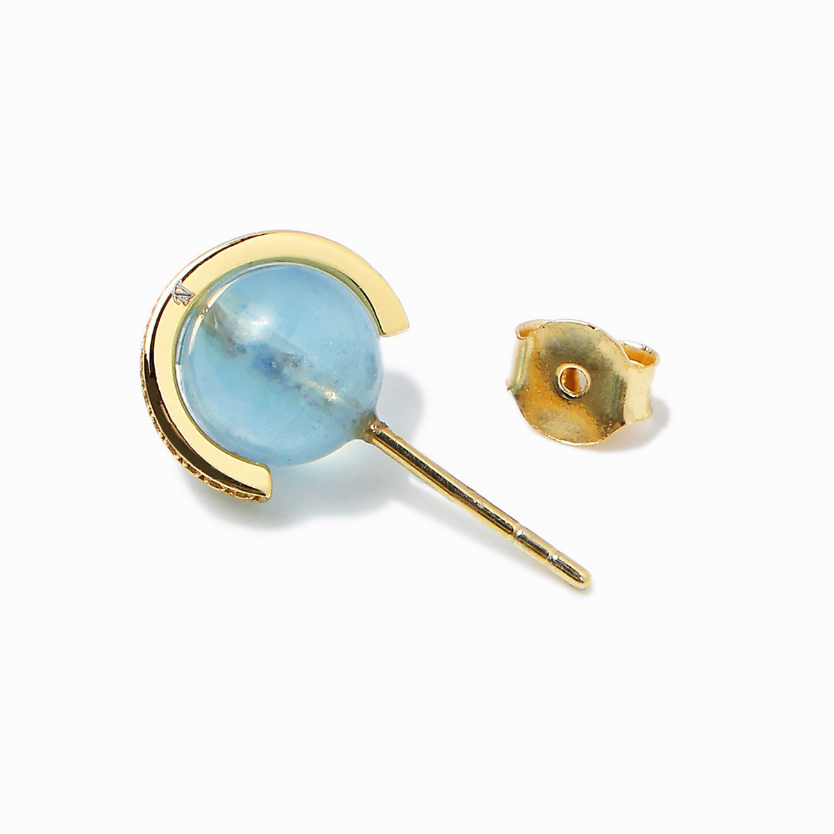 《Pierced earrings》Blue Planet ｜Gold　（Casual）