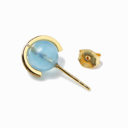 《Pierced earrings》Blue Planet ｜Gold　（Casual）