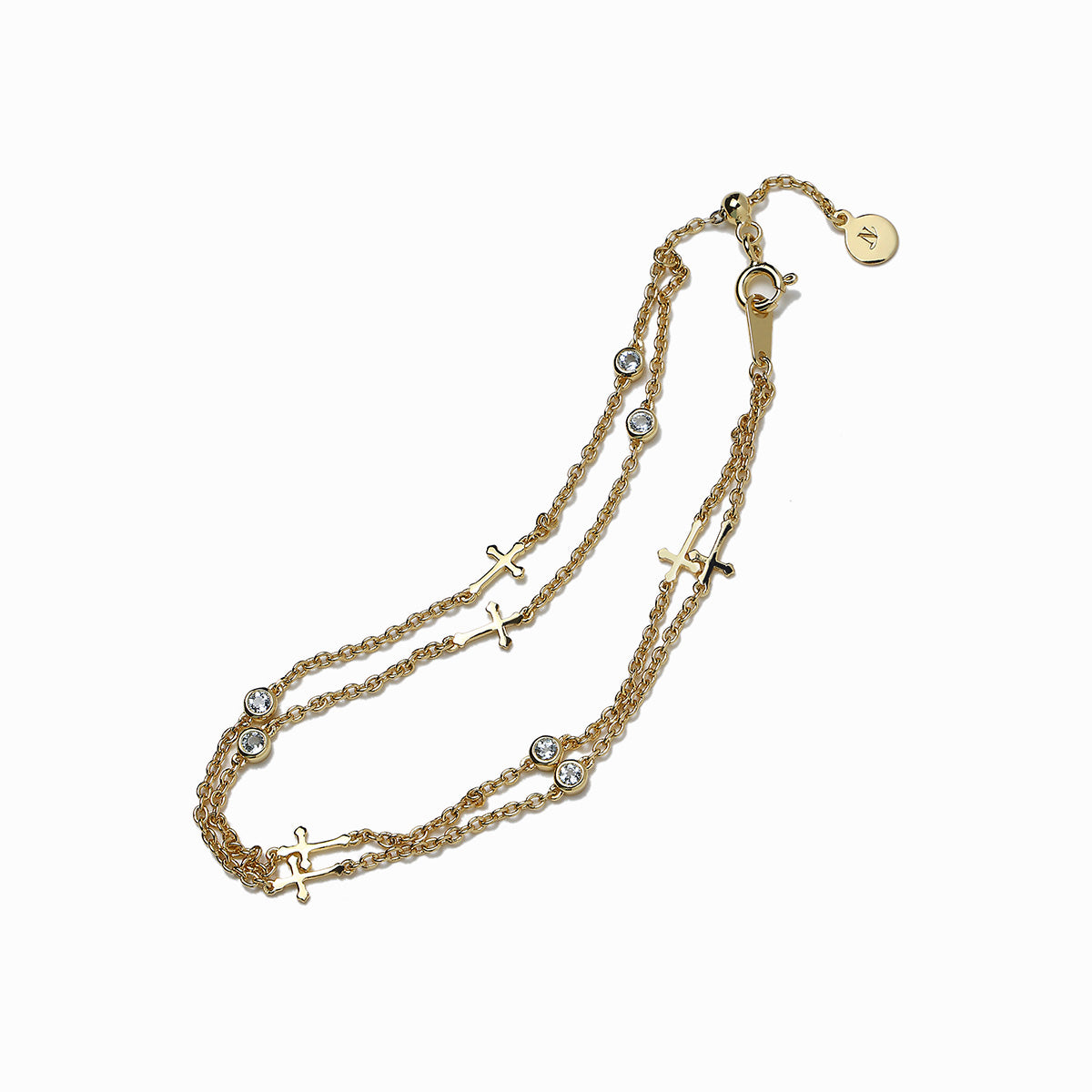 《Bracelet》Cross Planet｜Gold　（Luxe）