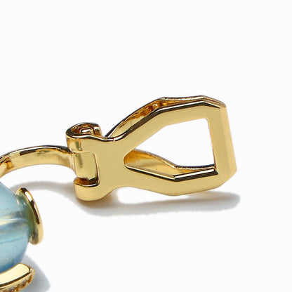 《Clip-on earrings》Blue Planet ｜Gold　（Luxe）