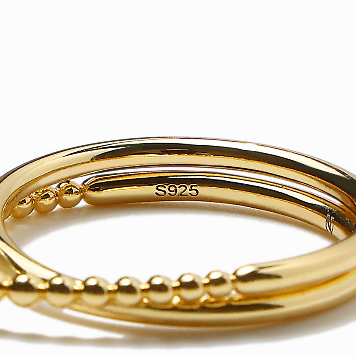 《Ring》Blue Orbit｜Gold　（Luxe）