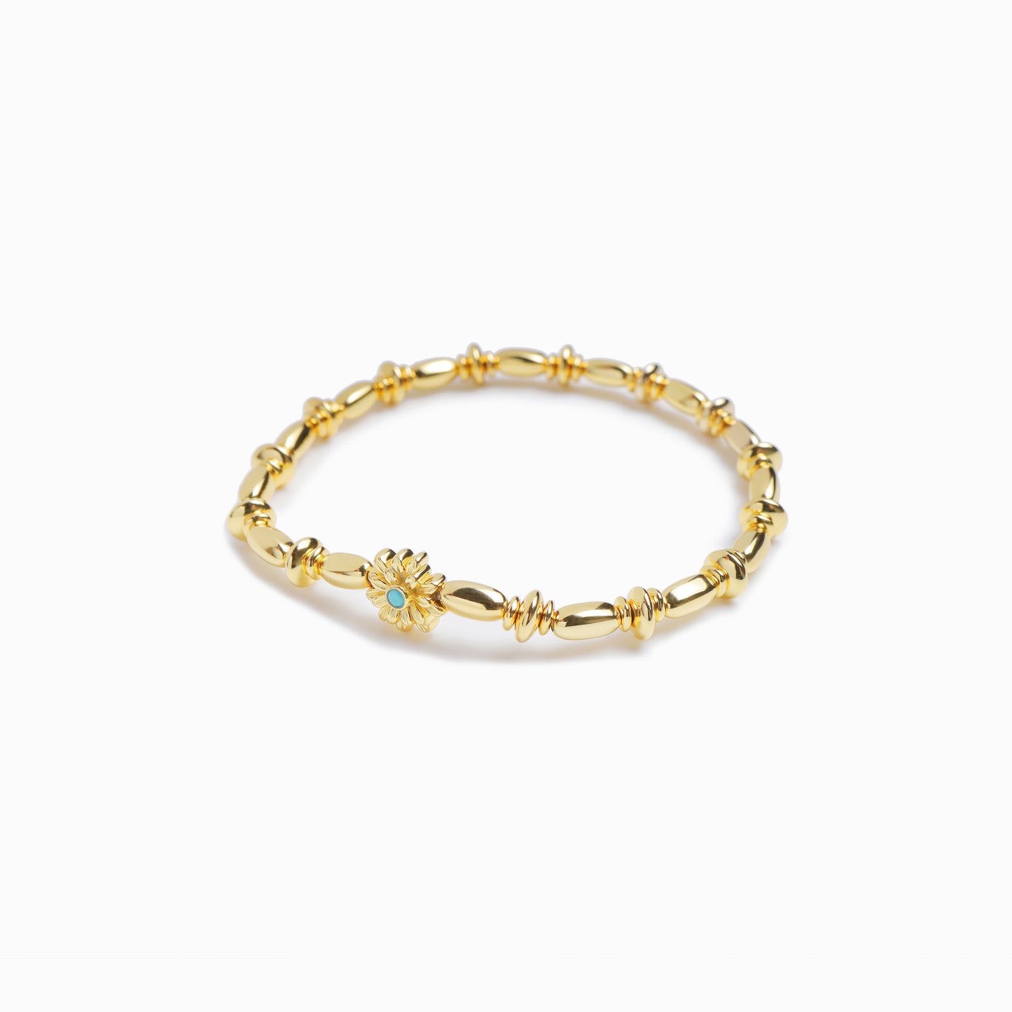 《Bracelet》Bold Bloom｜Gold（Casual)