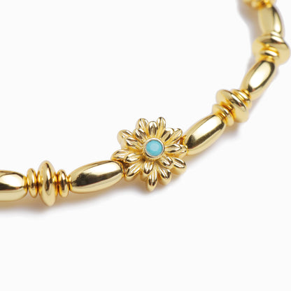 《Bracelet》Bold Bloom｜Gold（Luxe)