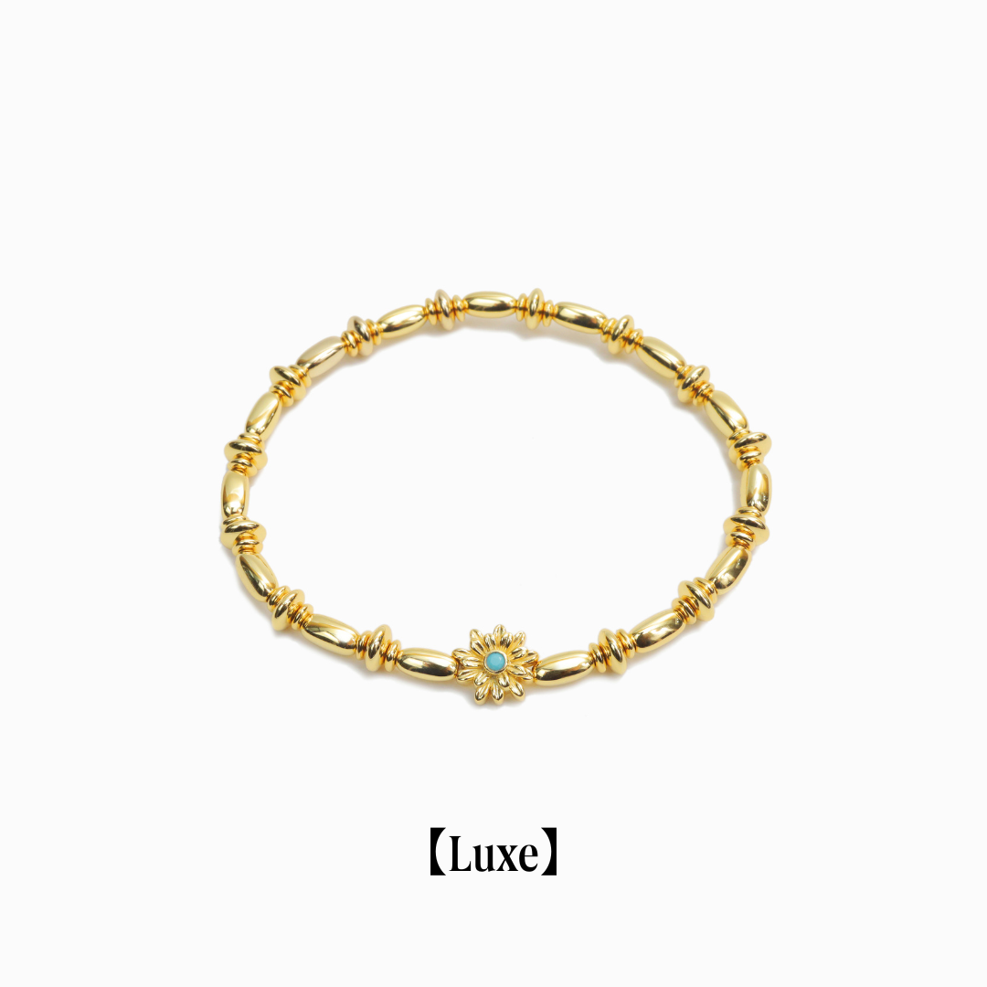 《Bracelet》Bold Bloom｜Gold（Luxe)