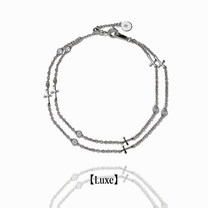 《Bracelet》Cross Planet｜Silver（Luxe）