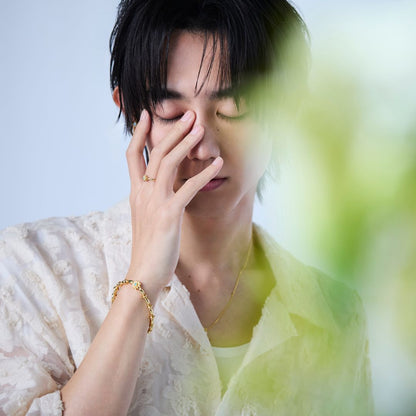 《Wish To Flower》Necklace＆Ear Items Set ｜Gold（Luxe）