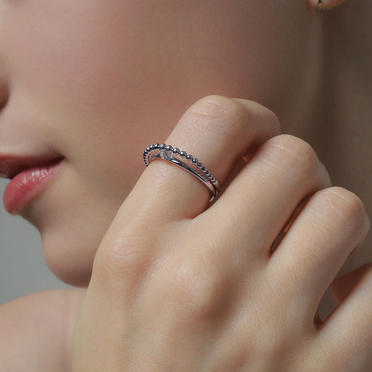 《Ring》Blue Orbit｜Silver　（Luxe）