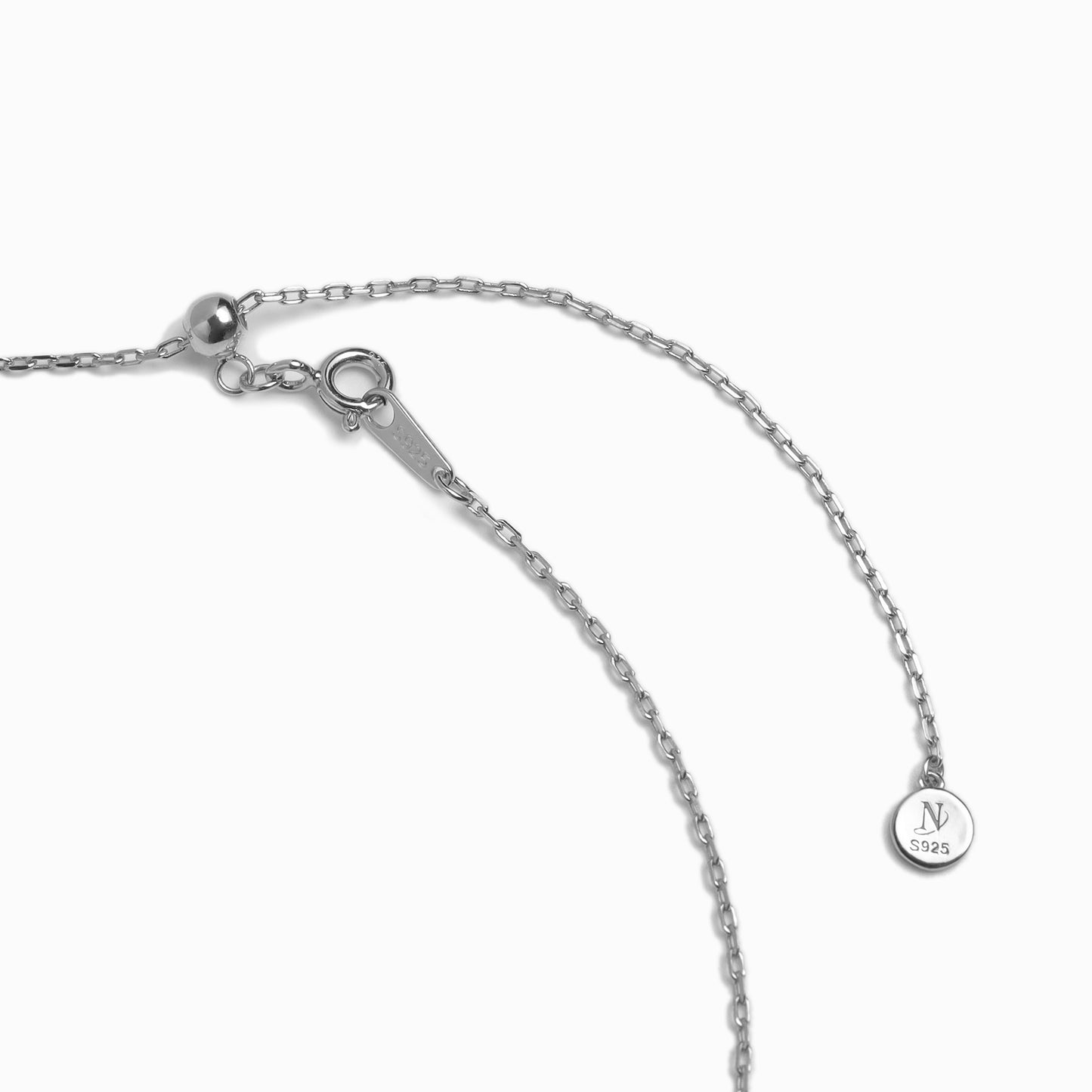 《Necklace》Blue Petal Bloom｜Silver （Luxe)