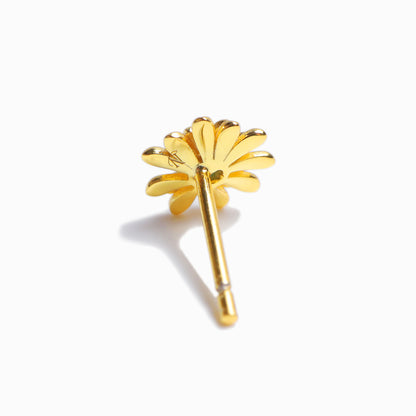 《Pierced earrings》Blue Bloom ｜Gold　（Casual）