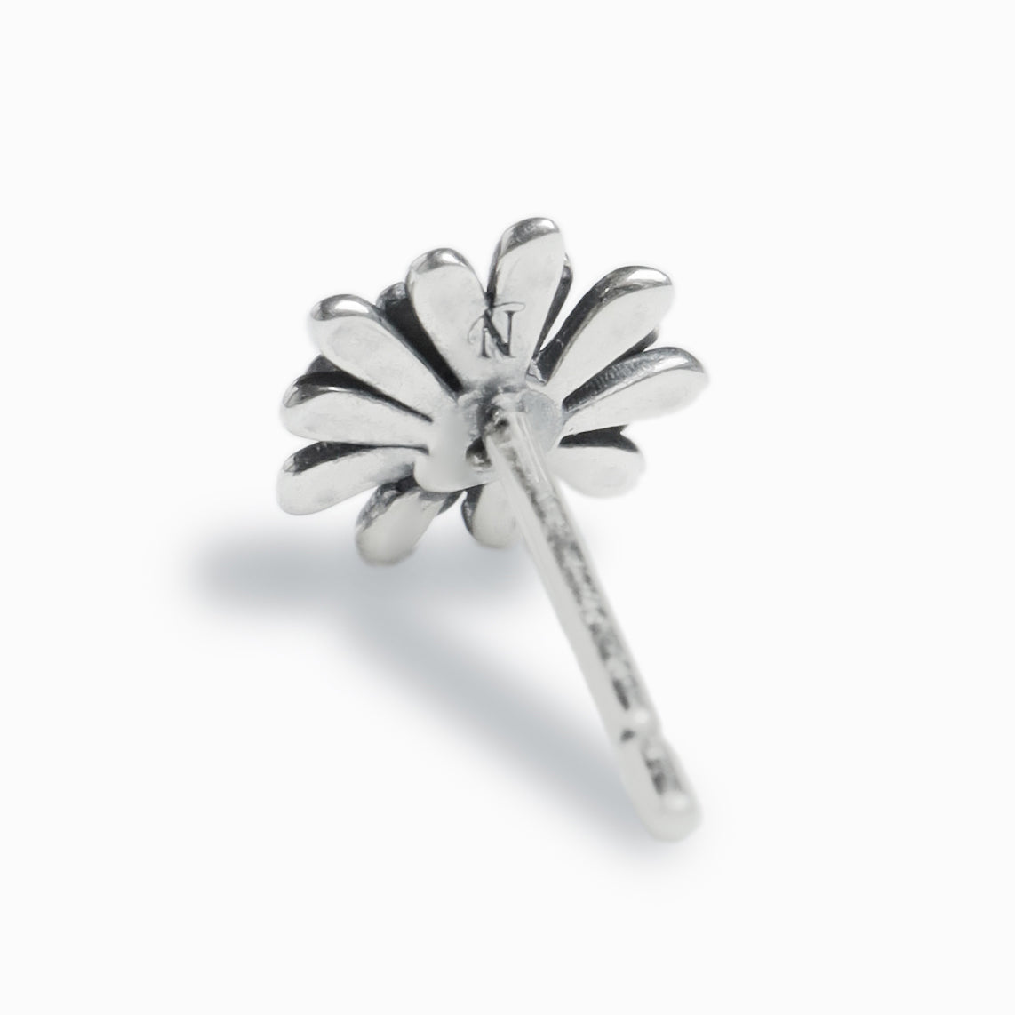 《Pierced earrings》Blue Bloom ｜Silver　（Luxe)