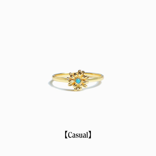 《Ring》Star Flower｜Gold （Casual)