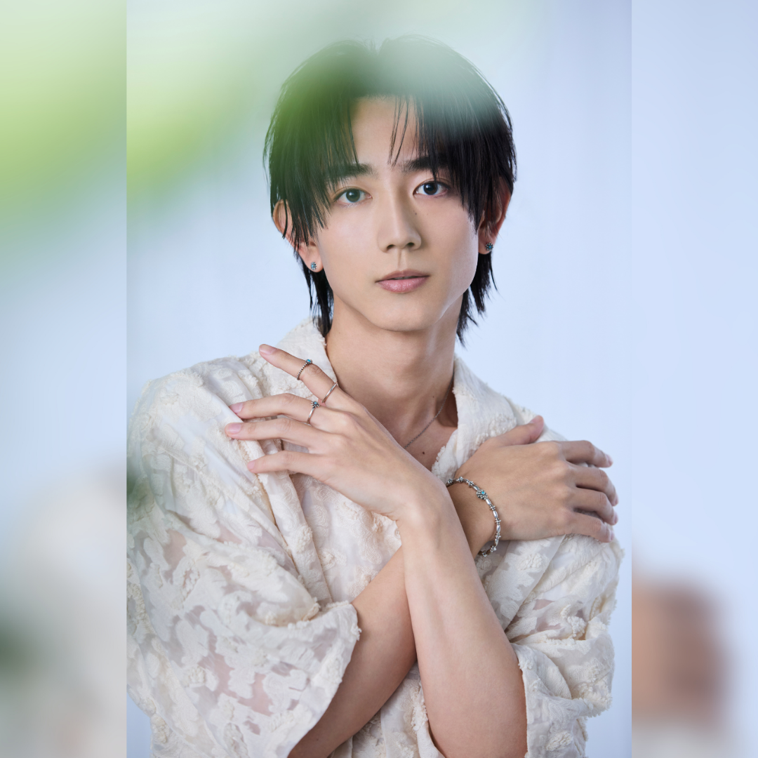 《Necklace》Blue Petal Bloom｜Silver （Luxe)